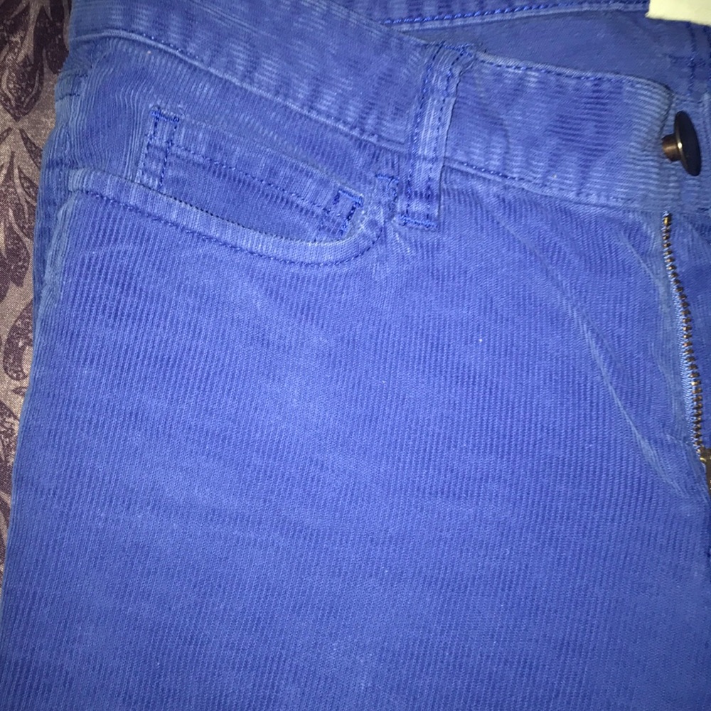 Royal Blue J Crew Corduroy Pants